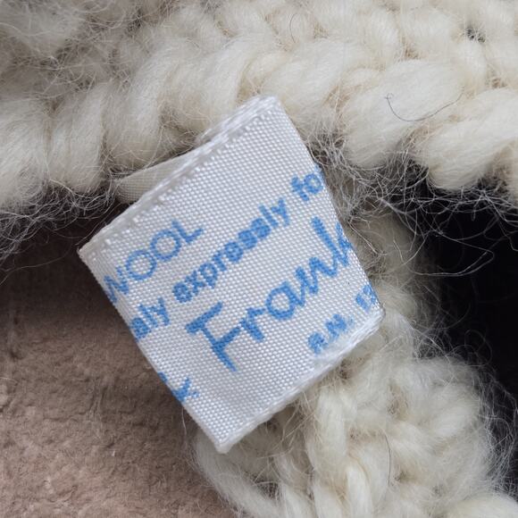 Vintage Suede & Knit Wool Aviator-Style Winter Hat Made In Italy - Picture 8 of 8